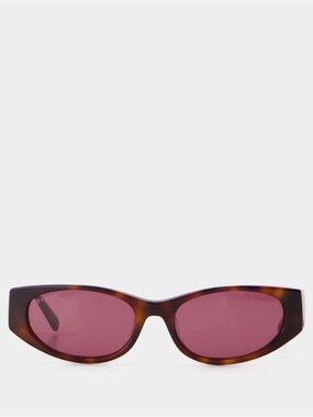 BY FAR Tortoiseshell Rodeo Sunglasses